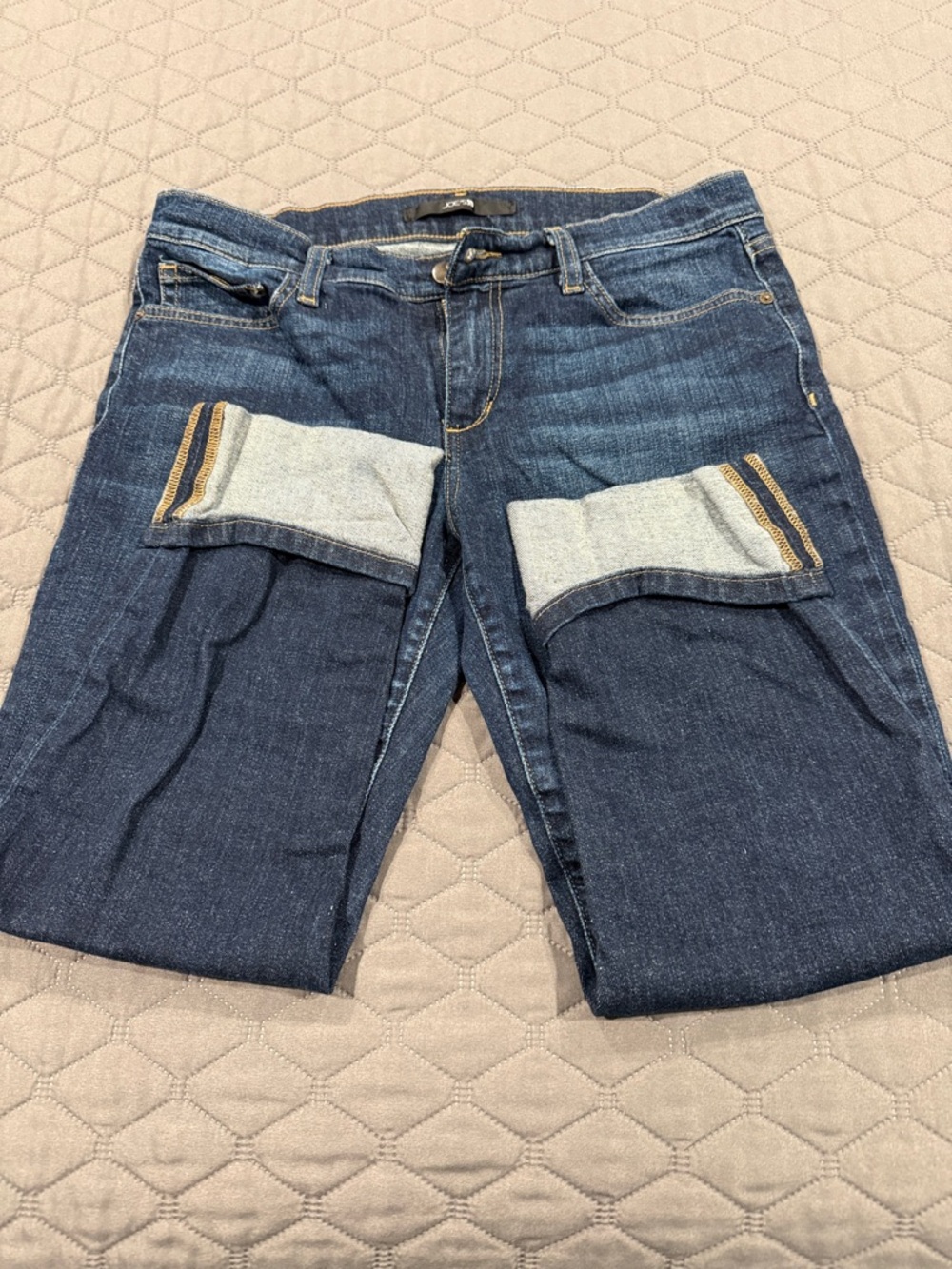 Joe's Jeans Dark Blue Women's Straight-Leg Jeans